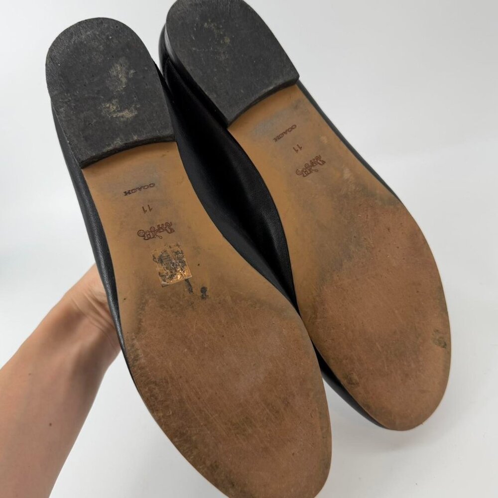 Coach Black Haley Loafer Size 11B - Picture 4 of 6